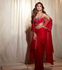 Shilpa Shetty Kundra in a three-piece set (Photo: Instagram) Shilpa Shetty Kundra in a three-piece set (Photo: Instagram)