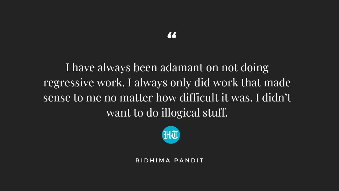 Ridhima Pandit reveals what kind of roles she will never do.