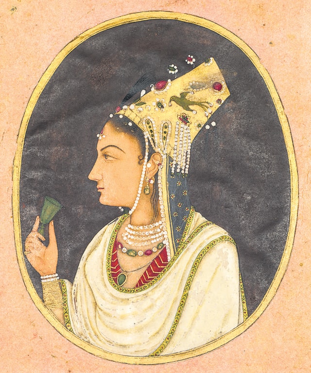 Portrait of a Mughal woman (Heritage Art/Heritage Images via Getty Images)