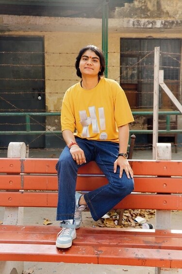Isha Awana is a first-year student of MA Hindi at the Faculty of Arts. (Photo: Dhruv Sethi/HT) Isha Awana is a first-year student of MA Hindi at the Faculty of Arts. (Photo: Dhruv Sethi/HT)