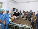IAF posted a photo of the soldier recuperating at hospital. IAF posted a photo of the soldier recuperating at hospital.