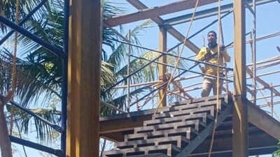Twin towers to spot avian beauties at Malad Creek nearly ready for birdwatchers Twin towers to spot avian beauties at Malad Creek nearly ready for birdwatchers