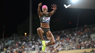 Venezuela's Yulimar Rojas will miss the Paris Olympics. (AFP) Venezuela's Yulimar Rojas will miss the Paris Olympics. (AFP)