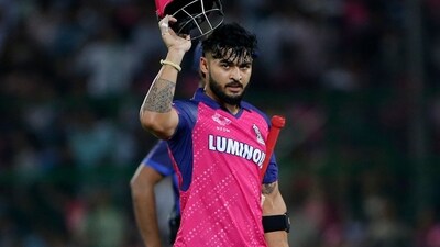 Riyan Parag during the 2023 Indian Premier League (AP) Riyan Parag during the 2023 Indian Premier League (AP)