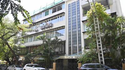 Mumbai, India - April 13, 2024:SHree Vijaya Bhavan at Altamount Road, in Mumbai, India, on Saturday, April 13, 2024. (Photo by Anshuman Poyrekar/ Hindustan Times) (Hindustan Times) Mumbai, India - April 13, 2024:SHree Vijaya Bhavan at Altamount Road, in Mumbai, India, on Saturday, April 13, 2024. (Photo by Anshuman Poyrekar/ Hindustan Times) (Hindustan Times)