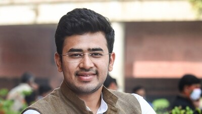 BJP MP Tejasvi Surya. (PTI Photo) BJP MP Tejasvi Surya. (PTI Photo)
