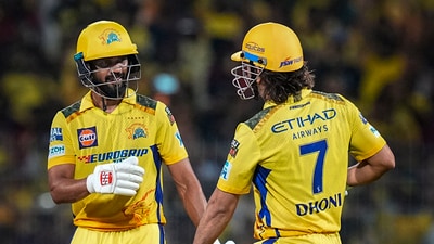 Chennai Super Kings' captain Ruturaj Gaikwad and Mahendra Singh Dhoni (PTI) Chennai Super Kings' captain Ruturaj Gaikwad and Mahendra Singh Dhoni (PTI)