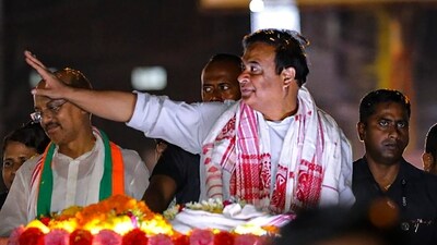 Assam CM Himanta Biswa Sarma campaigns for Lok Sabha polls in Jorhat. (PTI file photo) Assam CM Himanta Biswa Sarma campaigns for Lok Sabha polls in Jorhat. (PTI file photo)