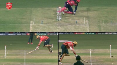 Sanju Samson running out Liam Livingstone Sanju Samson running out Liam Livingstone
