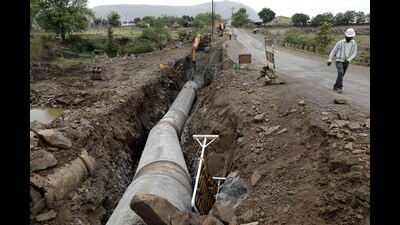 The report questions the transparency of the project process, financial losses due to delay in implementation, violation of contract terms and conditions, unclear objectives, double costs for removal of debris. (HT PHOTO)