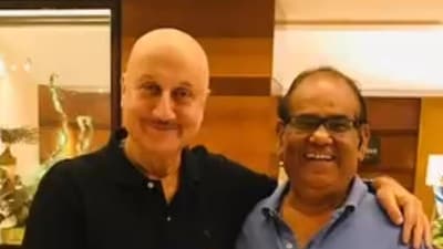 Anupam Kher shared a bunch of throwback pictures with Satish Kaushik. Anupam Kher shared a bunch of throwback pictures with Satish Kaushik.