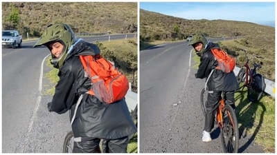 Deepika Padukone is all set to become a mother for the first time and is currently on a holiday with husband Ranveer Singh. She did not disclose the vacation spot she is at for privacy reasons. This is an old picture from 2019 when she went on a trip with Ranveer. Deepika Padukone is all set to become a mother for the first time and is currently on a holiday with husband Ranveer Singh. She did not disclose the vacation spot she is at for privacy reasons. This is an old picture from 2019 when she went on a trip with Ranveer. 
