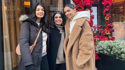 Deepika Padukone rocks the casual look as a tourist in Amsterdam, with her friends. Deepika Padukone rocks the casual look as a tourist in Amsterdam, with her friends. 