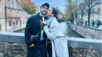 Recently, Deepika and Ranveer were in Amsterdam, where they posed next to the famous canals. The trip marked their five-year anniversary. Recently, Deepika and Ranveer were in Amsterdam, where they posed next to the famous canals. The trip marked their five-year anniversary.
