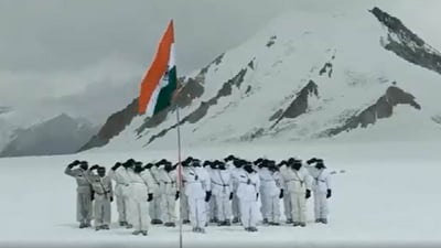 As the Indian Army marks the 40th year of its presence on the strategically-significant Siachen glacier, the officials said there have been extensive improvements in the operational capabilities of the force due to the enhancement of infrastructure in the region in the last few years. (File photo)