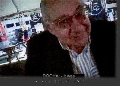 Victor Manuel Rocha, who served as U.S. ambassador to Bolivia from 2000 to 2002, appears during an interview with an FBI undercover employee in Miami, Florida in an undated still image from a video. (Reuters)