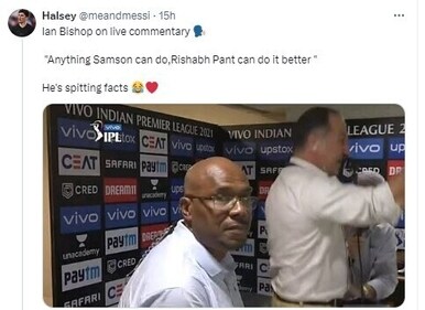 Ian Bishop's fake 'Pant-Samson' remark Ian Bishop's fake 'Pant-Samson' remark