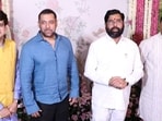 Actor Salman Khan with Maharashtra CM Eknath Shinde Actor Salman Khan with Maharashtra CM Eknath Shinde