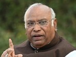 Congress chief Mallikarjun Kharge. (HT PHOTO) Congress chief Mallikarjun Kharge. (HT PHOTO)