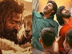 Stills of latest Malayalam releases Aadujeevitham and Varshangalkku Shesham.