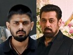 Gangster Lawrence Bishnoi and Bollywood actor Salman Khan Gangster Lawrence Bishnoi and Bollywood actor Salman Khan