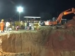 According to statements from officials, he got trapped at a depth of approximately 40 feet inside the borewell.