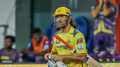 MS Dhoni has been batting in the lower-middle order for CSK this season. (CSK-X) MS Dhoni has been batting in the lower-middle order for CSK this season. (CSK-X)