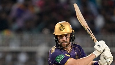 Phil Salt smashed 89 off 47 balls against LSG. The KKR opener was also named the Player of the Match. (AFP) Phil Salt smashed 89 off 47 balls against LSG. The KKR opener was also named the Player of the Match. (AFP)