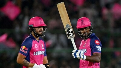 Rajasthan Royals' Riyan Parag is second in the Orange Cap race, followed by Sanju Samson in third position. (AFP) Rajasthan Royals' Riyan Parag is second in the Orange Cap race, followed by Sanju Samson in third position. (AFP)