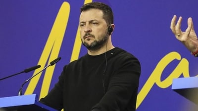 Ukrainian President Volodymyr Zelensky (HT_PRINT) Ukrainian President Volodymyr Zelensky (HT_PRINT)