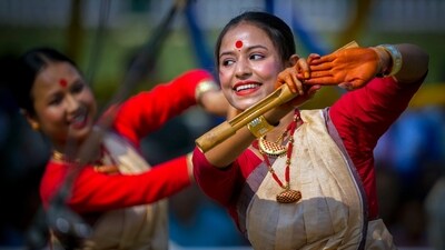 The Bihu dance is a traditional dance form performed by both men and women, dressed in their traditional attire. (AP) The Bihu dance is a traditional dance form performed by both men and women, dressed in their traditional attire. (AP)