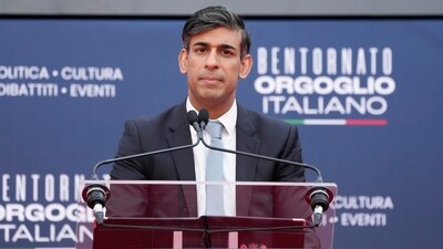 Britain's Prime Minister Rishi Sunak (AP)