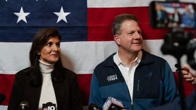 Earlier, Sununu, who was supporting Nikki Haley for GOP Presidential candidate, had asserted that former US President Donald Trump should drop out if convicted. (Getty Images via AFP) Earlier, Sununu, who was supporting Nikki Haley for GOP Presidential candidate, had asserted that former US President Donald Trump should drop out if convicted. (Getty Images via AFP)