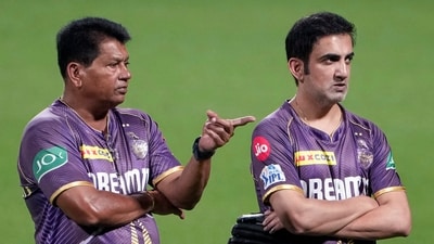 Kolkata Knight Riders coach Chandrakant Pandit and mentor Gautam Gambhir (PTI) Kolkata Knight Riders coach Chandrakant Pandit and mentor Gautam Gambhir (PTI)