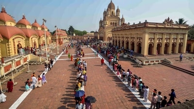 Traditional cultural performances and Bengali songs are enjoyed during the festivities. (PTI) Traditional cultural performances and Bengali songs are enjoyed during the festivities. (PTI)