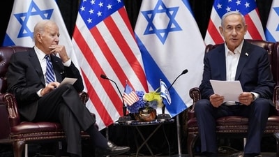 U.S. media reported earlier on Sunday that Biden had informed Netanyahu he would not participate in retaliatory action in a phone call overnight. The remarks were confirmed by a White House official. (AP) U.S. media reported earlier on Sunday that Biden had informed Netanyahu he would not participate in retaliatory action in a phone call overnight. The remarks were confirmed by a White House official. (AP)