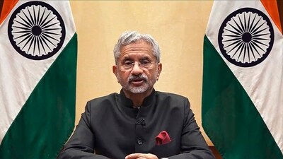 External Affairs S Jaishankar at the 3rd Summit for Democracy. (PTI)