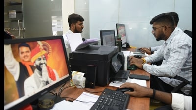 Taking the lead, the BJP has set up two war rooms in the city tasking with separate mandates. (MAHENDRA KOLHE/ HT PHOTO) Taking the lead, the BJP has set up two war rooms in the city tasking with separate mandates. (MAHENDRA KOLHE/ HT PHOTO)