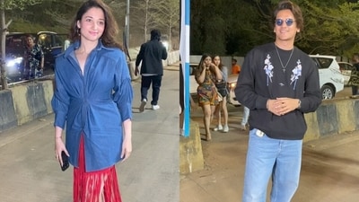 Tamannaah Bhatia and Vijay Varma attended the concert together, even holding hands as they left. Tamannaah Bhatia and Vijay Varma attended the concert together, even holding hands as they left.