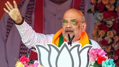 Union Home Minister Amit Shah addresses a public meeting ahead of the Lok Sabha polls, in Rajnandgaon on Sunday. (X/Amit Shah) Union Home Minister Amit Shah addresses a public meeting ahead of the Lok Sabha polls, in Rajnandgaon on Sunday. (X/Amit Shah)