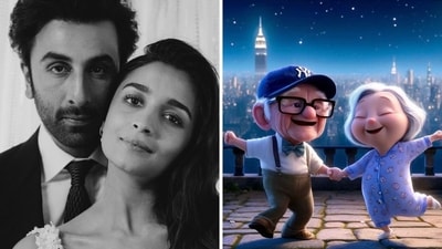 Alia Bhatt shared a new picture with Ranbir Kapoor on their wedding anniversary.