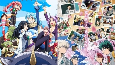 That Time I Got Reincarnated as a Slime Season 3 and My Hero Academia Memories premieres make it to the Top 10 ranking charts for April Week 1 TV ratings.