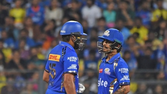 Rohit set the platform for Mumbai with a sturdy 70-run stand in seven overs with Ishan Kishan, who raced to 23 off 15 balls (3x4s, 1x6s).(ANI )