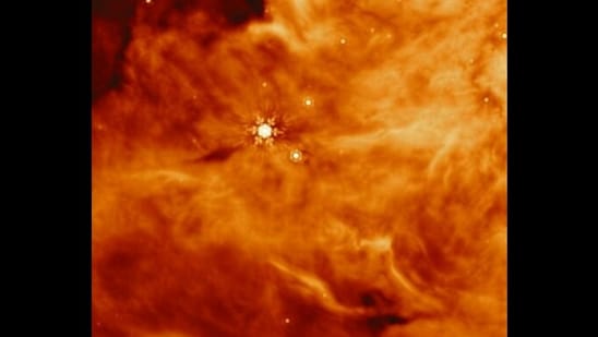 Snapshot of the protostar shared by NASA.