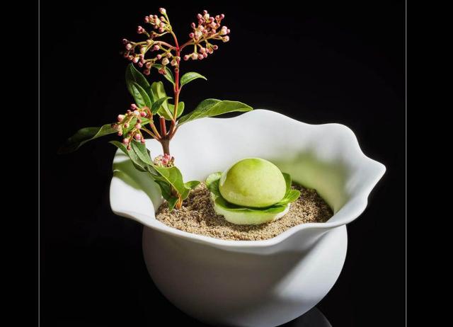 For the diners at the Louis Vuitton restaurant in Bangkok, Gaggan serves luxurious modern Indian food. For the diners at the Louis Vuitton restaurant in Bangkok, Gaggan serves luxurious modern Indian food.