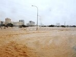 Flooded streets seen in Oman.