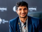 Grandmaster Vidit Santosh Gujrathi during the FIDE Candidates 2024 chess tournament, in Toronto, Canada,