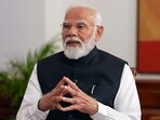 Prime Minister Narendra Modi speaks during an interview with ANI..(ANI)