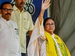 TMC chief and West Bengal chief minister Mamata Banerjee at a public meeting in support of party candidate Jagadish Chandra Barma ahead of Lok Sabha elections, in Cooch Behar district on April 15 (PTI) TMC chief and West Bengal chief minister Mamata Banerjee at a public meeting in support of party candidate Jagadish Chandra Barma ahead of Lok Sabha elections, in Cooch Behar district on April 15 (PTI)