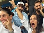Kareena Kapoor, Angad Bedi, John Abraham, and Neha Dhupia watch IPL together Kareena Kapoor, Angad Bedi, John Abraham, and Neha Dhupia watch IPL together
